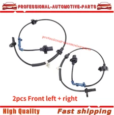 2Pcs ABS Wheel Speed Sensor Front Left & Right 57450 57455 For 12-16 Honda CR-V