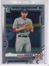 2021 Bowman Draft 1st - Chrome Dustin Saenz #BDC-14 