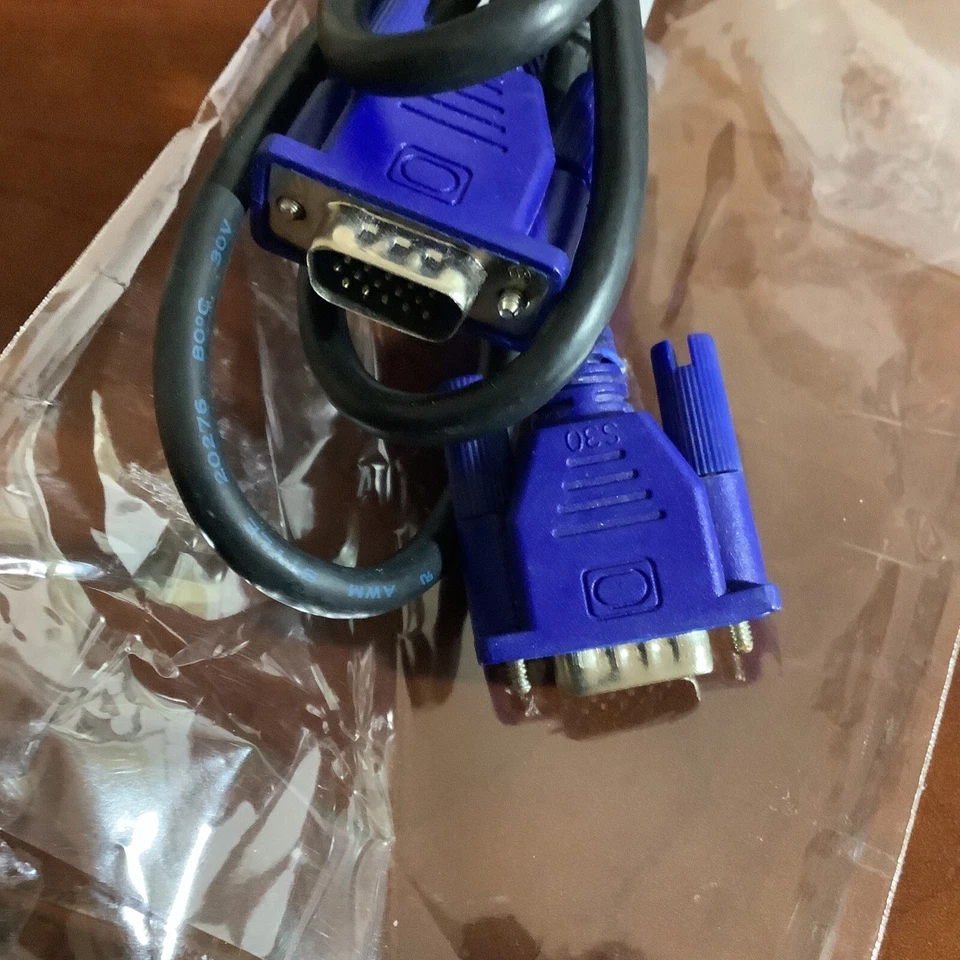 Computer Monitor Cable VoltaE315619 AWMStyle 20276 80c 30v VW-1 By Linoya 15Pin - Image 4 of 4