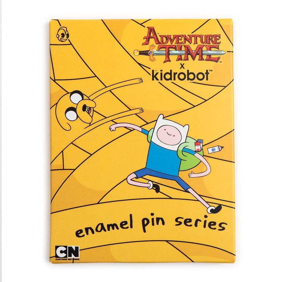 Figura Kidrobot ADVENTURE TIME Esmalte Pin Serie FINN Cartoon Network Foto 2 de 3