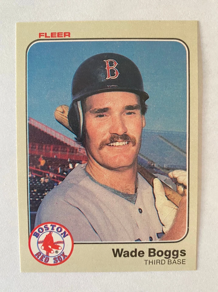 Boston Red Sox 1981-83 Fleer Base Team Sets (Lote de 3 juegos con Boggs RC, 6 HOFers) Foto 2 de 3