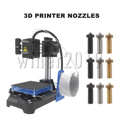 3D Printers Nozzles M6 1.75mm 0.4mm Replacement for Anycubic Vyper Pack of 15