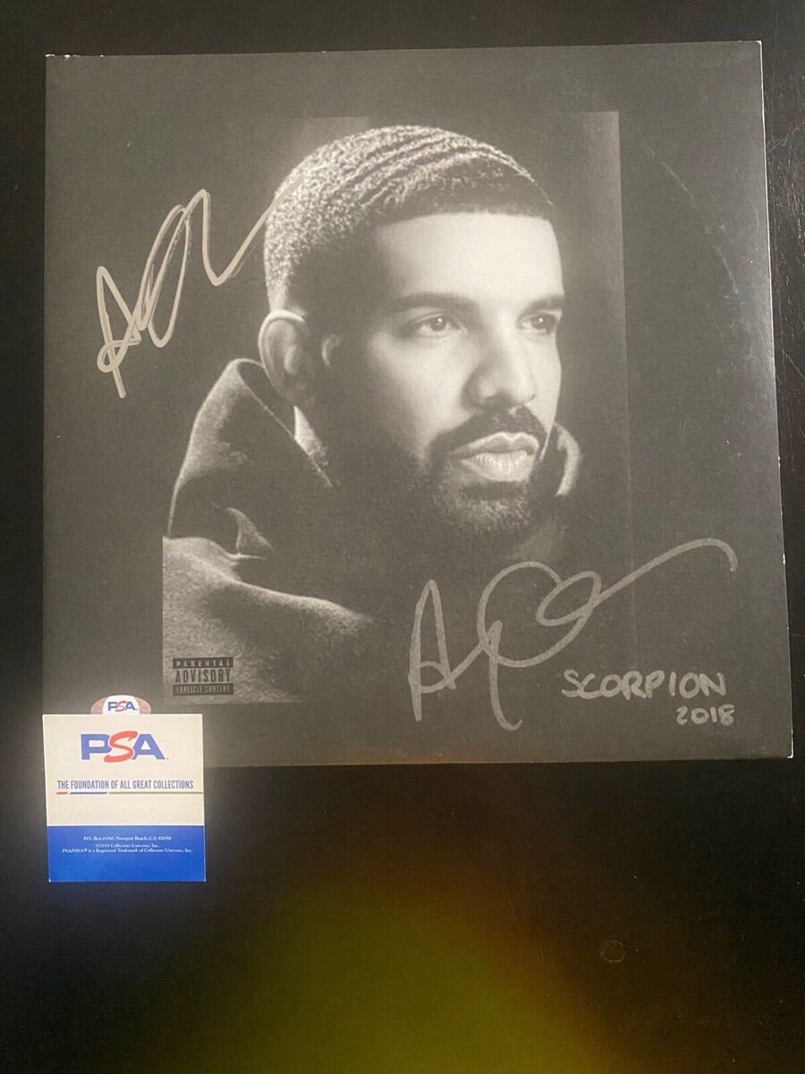 Drake Scorpion サイン入りレコード Drake Scorpion サイン入りレコード