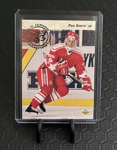 1992-93 Upper Deck Hockey Paul Kariya RC #586 Rookie!!