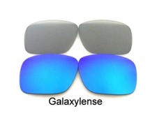Galaxy Replacement Lenses For Oakley Holbrook Blue Grey Polarized 2 Pairs