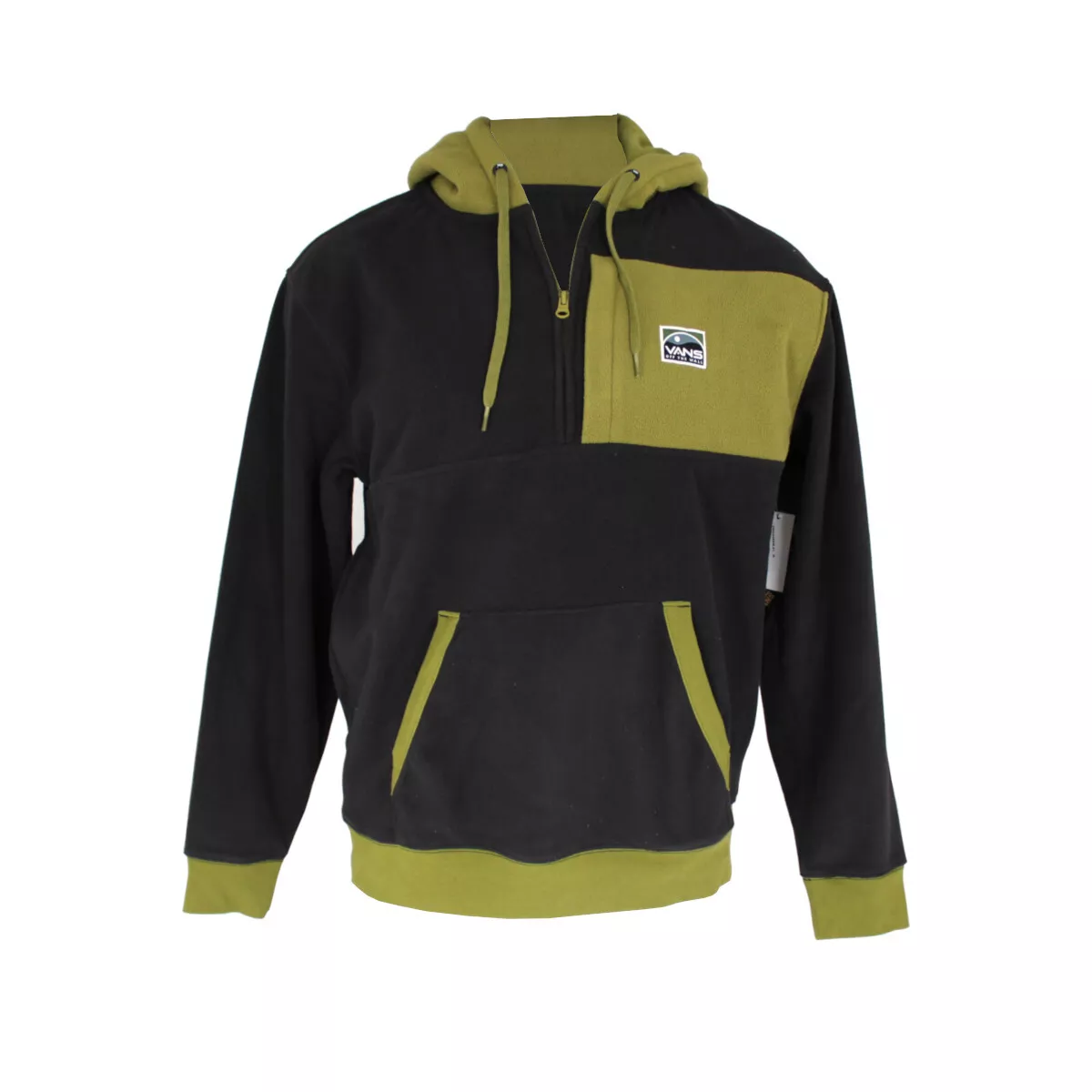 Olive green vans hoodie top