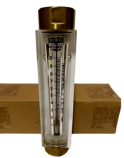King Instrument Company 7510116A02 Flow meter 1-10 GPM Brass Flowmeter