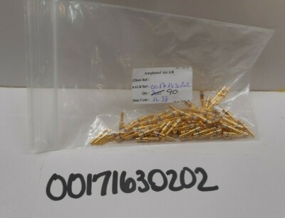 AMPHENOL AIR LB CONTACTS 171630202 LOT OF 90