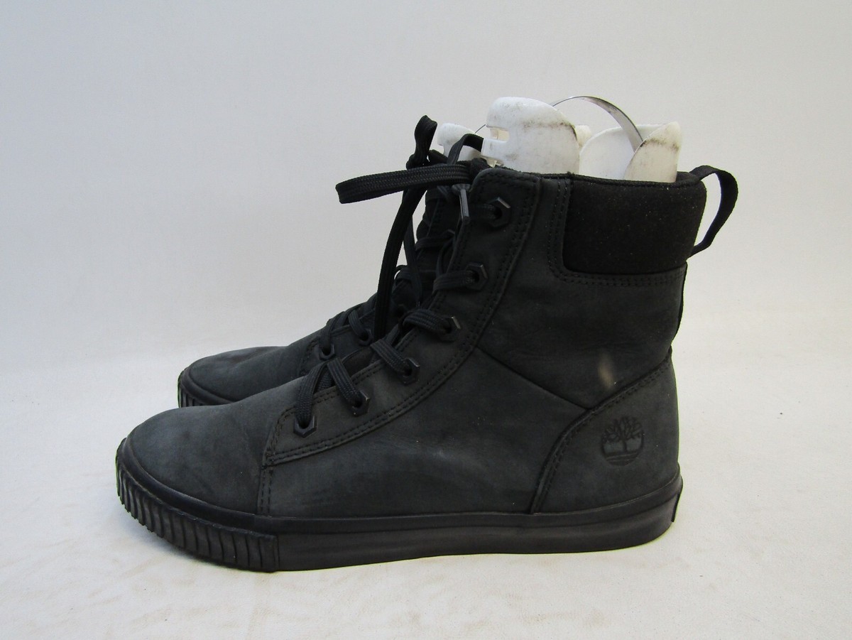Timberland Size 9 M Black Leather Laces Ankle Casual Boots