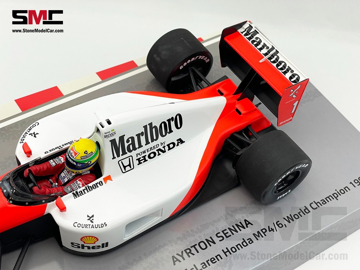 Mclaren MP4/6 Ayrton Senna 1991 F1 World Champion 1:18