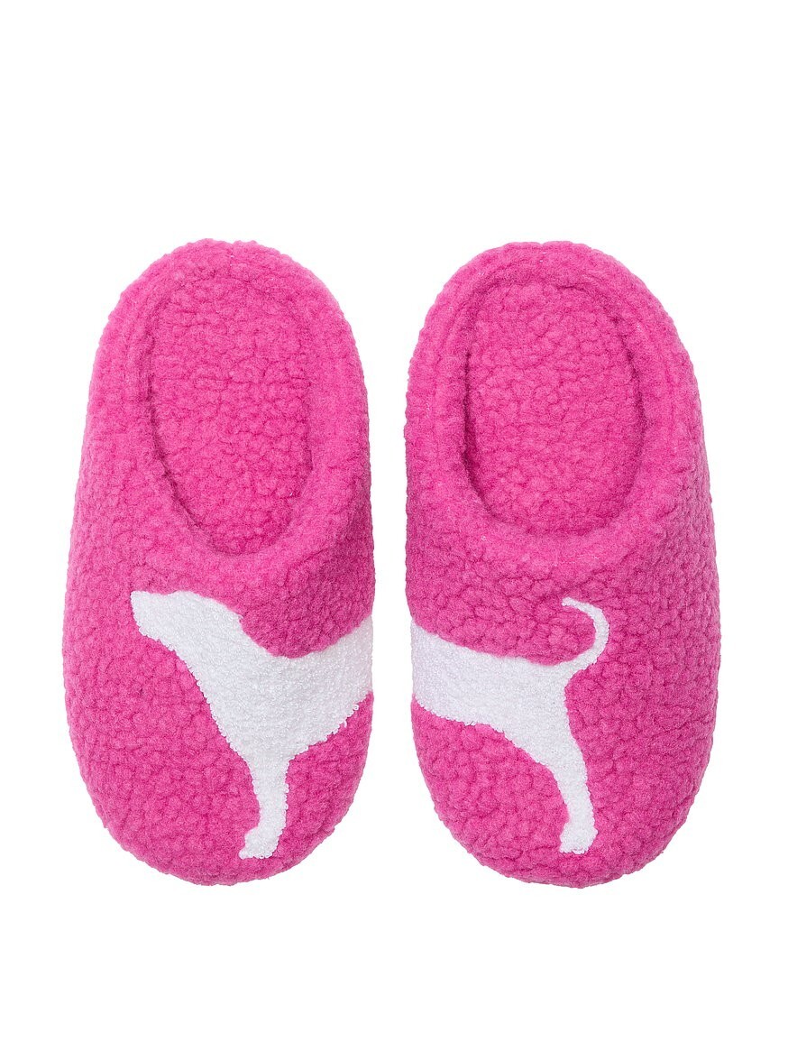 Pantofole Comode Victoria's Secret In Raso A Quadri Con Interno In