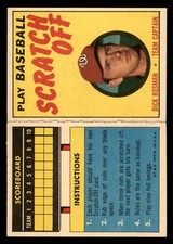 1970 Topps Scratch-Offs Baseball #6 Dick Bosman EX/MT *d2