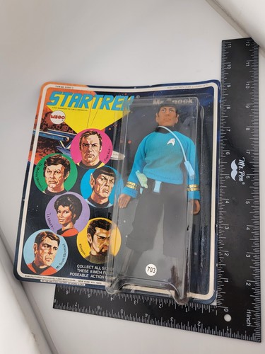 MEGO STAR TREK MR. SPOCK 6 IMAGE FRONT BLUE NAME RARE MOC #51200/2 UNGEÖFFNET 1974 - Bild 11 von 12