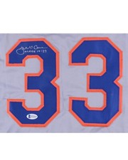 James Mccann signed New York Mets Jersey (Beckett)