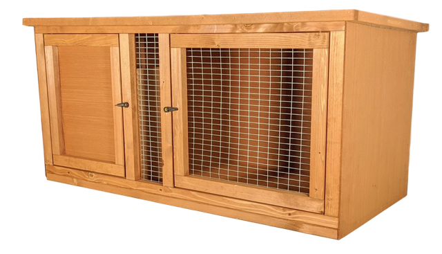 wooden indoor guinea pig cage