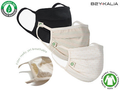 Certified & Eco-Friendly 100% Organic Cotton Face Mask