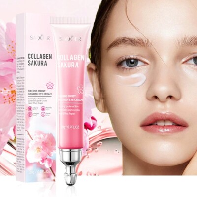 SADOER Sakura Augencreme Anti Augenringe Entfernung Augen Anti-Aging Feuchtigkeitsspendend