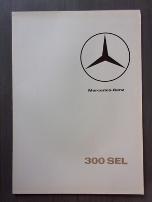 MERCEDES BENZ 300 SE SALOON orig 1965 UK Mkt Technical Data Sales Brochure