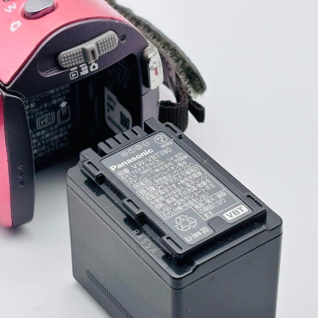PANASONIC HC-V300M video camera 32GB Coral Pink From Japan