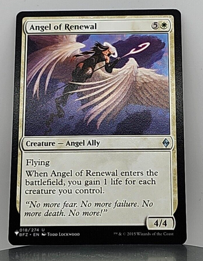 mtg angel card list Angel of Renewal - The List Reprints - LIST - 18/274