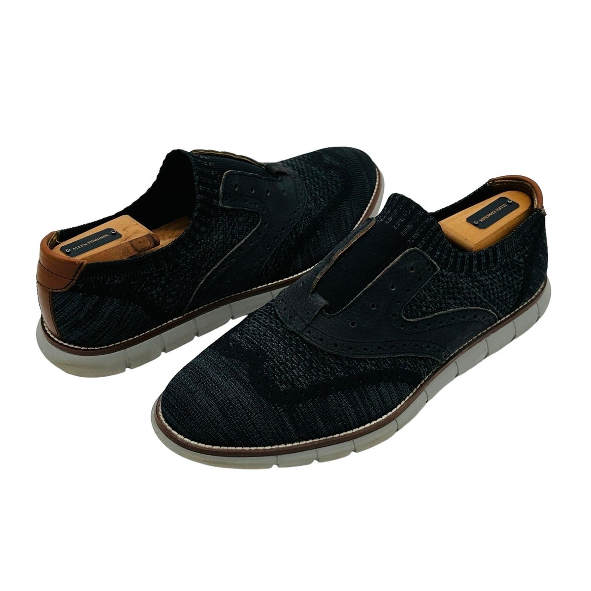 Johnston & Murphy Holden Knit Wingtip Oxford Shoes Memory  display picture 3