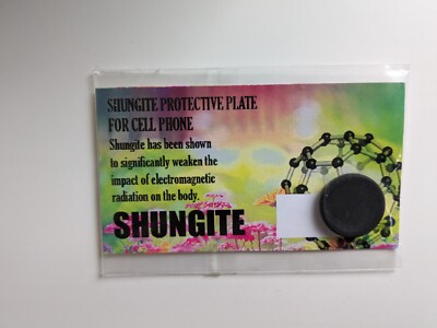 shungite protective plate for cell phone. 