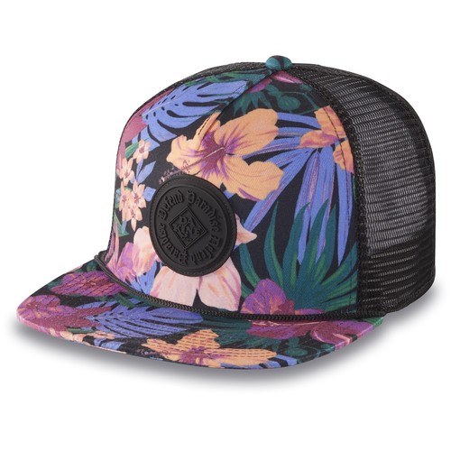 Hurley Women’s Flat Brim Trucker Hat – Valley Strap-Back Cap, Coastal Blue, One Size Fits All