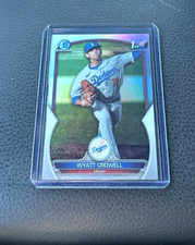 2023 Bowman Draft Chrome Wyatt Crowell 1st Refractor