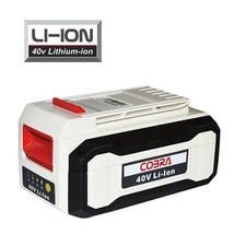 COBRA 2.5AH BATTERY COMPATABLE WITH ALL 40V COBRA LAWNMOWERS ETC 40V2AHLI