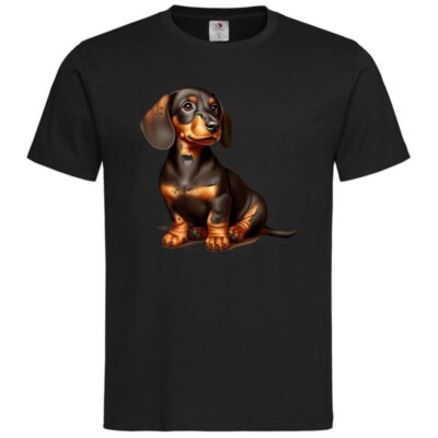 T-Shirt Dackel Dachshund Teckel Jagdhund Jagt Dackelwelpe Dackelschule D 402898s