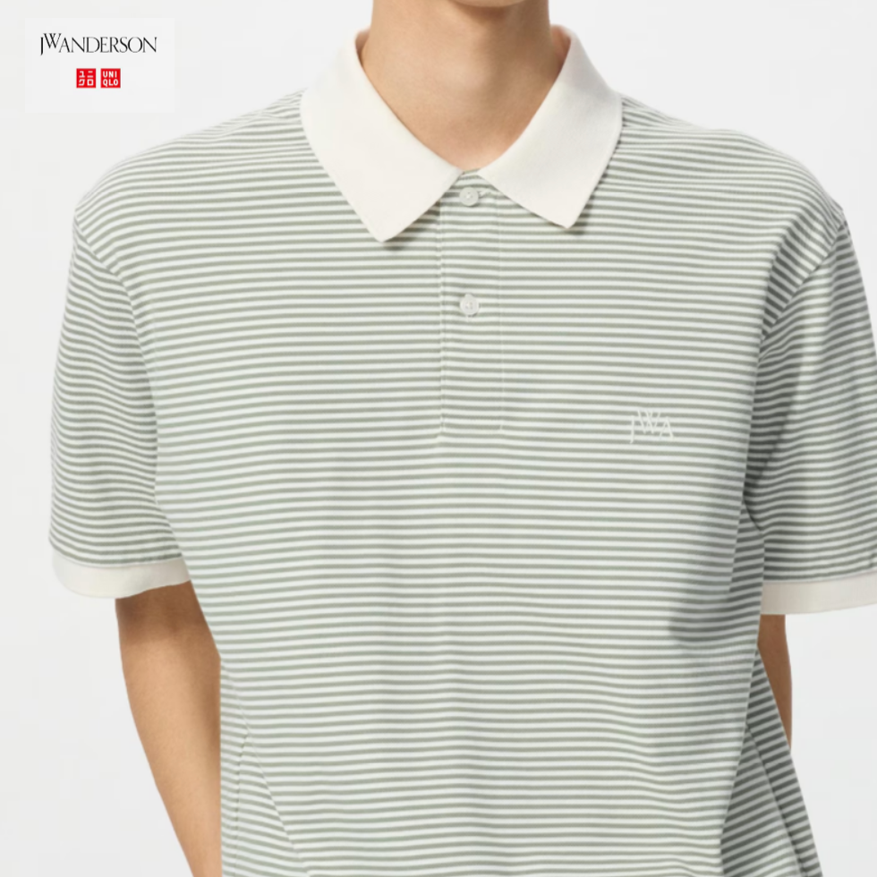 UNIQLO × JW ANDERSON J.W DRY Pique Polo Shirt Short Sleeve UNIQLO × JW ANDERSON J.W DRY Pique Polo Shirt Short Sleeve