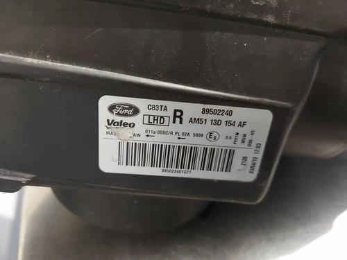 AM5113D154AF Faro Destro per FORD GRAND C-MAX (CB7) Edition 2013 103433 - Foto 5 di 10