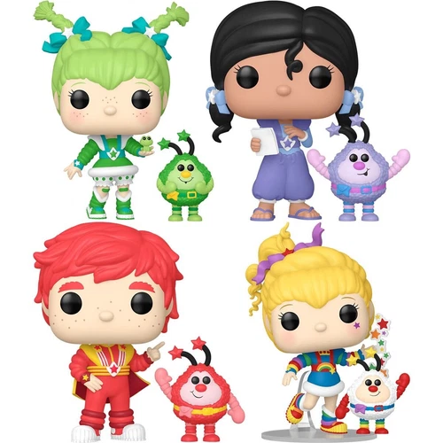Funko POP! Animation Rainbow Brite with Sprite Set of 4 Figures + Protectors