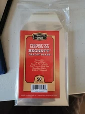 50 CBG Max Pro Perfect Fit Graded Card Sleeves Bags - BGS BVG Beckett