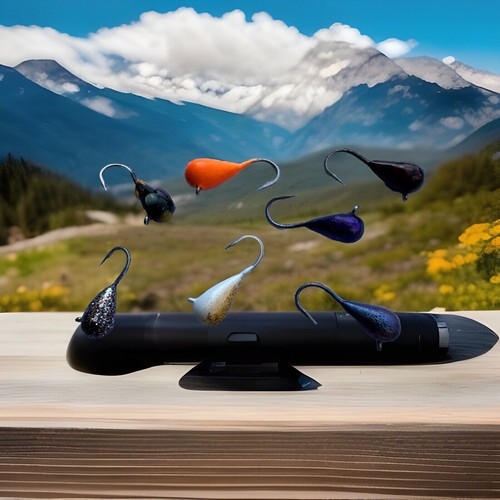 Tungsten Ice Fishing Jig Kit-35 Jigs with Waterproof Box-5mm JIGS With #12 Hook - Picture 7 of 8
