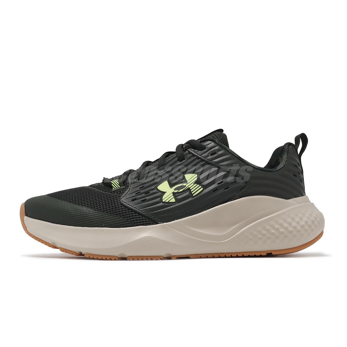 Under Armour Charged Commit TR 4 Camo Green Brown Men Cross
