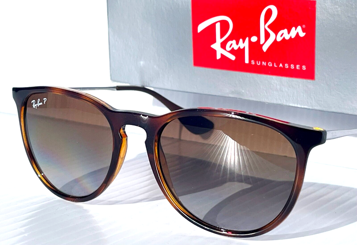 Ray-ban RB 4171 Erika Brown Tortoise Polarized 710-T5 3P Ray-Ban RB4171 Erika 710/T5 Sunglasses Tortoise Shell FRAMES  main image 4