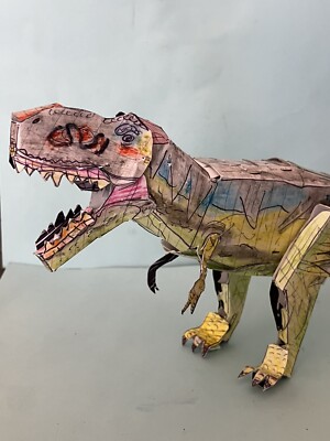 Jurassic Park 1998 Chaos Effect Thrasher T-Rex - ORIGAMI