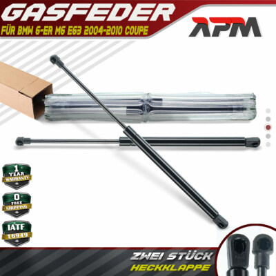 KardoL 2 Stück Auto Kofferraum Gasfeder Kompatibel Mit Für BMW 6 Series E63 2004 2005-2010 - Stark Und Robust- Auto Gasfeder Dämpfer Heckklappe