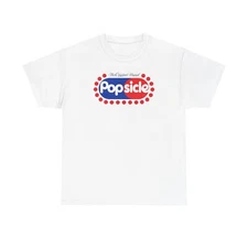 Vintage Ice Cream, Ice Pop Frozen Dessert Unisex Heavy Cotton Tee