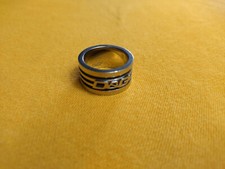 Dolce & Gabbana Steel Radiator Ring UK Size Q