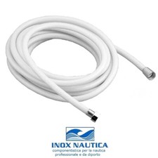 TUBO DOCCIA RETINATO IN PVC FLESSIBILE per BARCA CAMPER NAUTICA mt 2,5 - 4 - 6