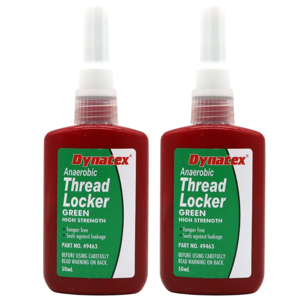 Dynatex Green High Strength Threadlocker 1.70 oz Bottle (2-Pack)