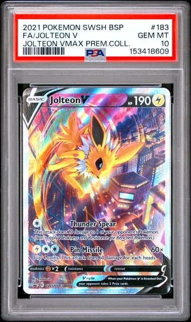 Jolteon Pokémon TCG Professional Sports Authenticator (PSA) Grade