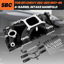 4150 Efi Single Plane Fuel Injection Intake Manifold 300-260 For Chevy Sbc Black 4150 Efi Single Plane Fuel Injection Intake Manifold 300-260 For Chevy Sbc Black