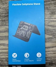 Flexible Travel Stand For Phones And Mini Tablets - Rubberized NEW