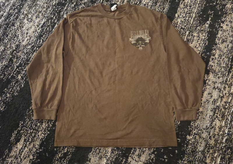 Harley Davidson Hill Billy Gatlinburg Tennessee Longsleeve T-Shirt Size Men's M