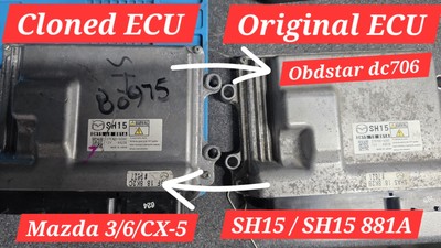 Mazda 3 /6/CX-5 /2.2 Diesel ECU Cloning  Immobiliser Data Transfer1 Plug & Play 