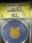 1877 Indian Head Cent, Ultra Rare!