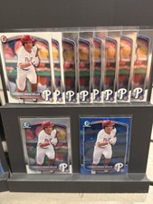 Aiden Miller Lot (10) 2025 Bowman Draft – Sapphire, Chrome & Refractor